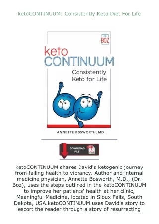 Download⚡PDF❤ ketoCONTINUUM: Consistently Keto Diet For Life