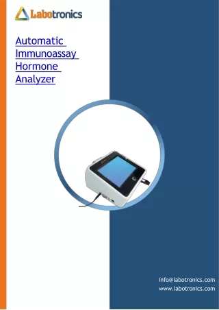 Automatic-Immunoassay-Hormone-Analyzer