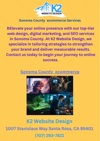 Sonoma County ecommerce Services