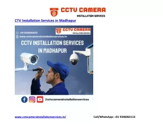 Top CCTV Installation Services in Madhapur HYD