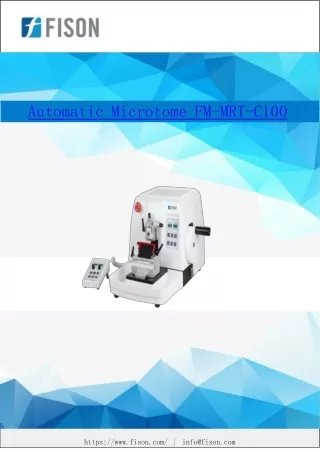 Automatic-Microtome-FM-MRT-C100