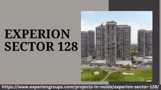 Experion Sector 128 | 2/3 Bhk Best Apartments In Noida