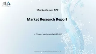 Mobile Games APP Market