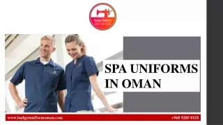 SPA UNIFORMS IN OMAN