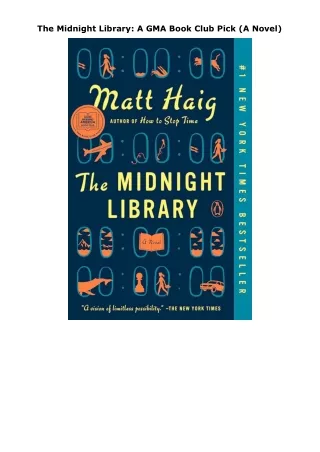 Download⚡️ The Midnight Library: A GMA Book Club Pick (A Novel)