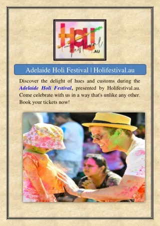 Adelaide Holi Festival | Holifestival.au