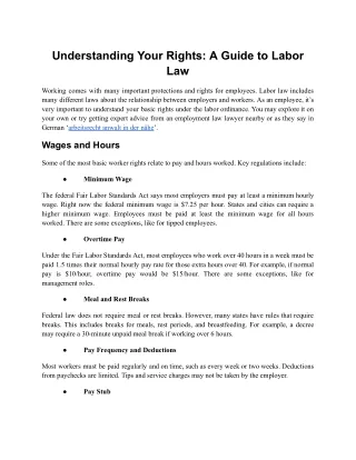 Understanding Your Rights_ A Guide to Labor Law