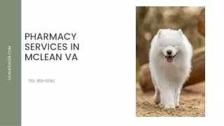 Pharmacy Services in McLean VA