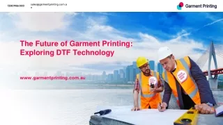 The Future of Garment Printing_ Exploring DTF Technology