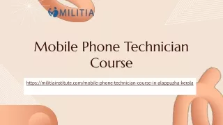 Mobile Phone Technician Course