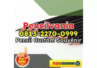 BONUS! WA 0813-2270-0999 Jual Pensil Custom Bulat Murah Manado Tanjungpinang Expor Pencil PVA