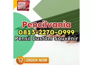 TERBAIK! WA 0813-2270-0999 Jual Pensil Custom Polos Murah Samarinda Palu Yang Jual Pencil PVA