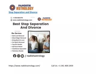 Best Stop Separation And Divorce