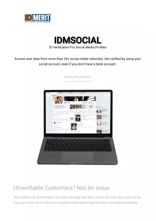 IDMERIT UK- IDMSOCIAL