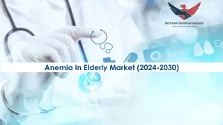 Anemia In The Elderly Market