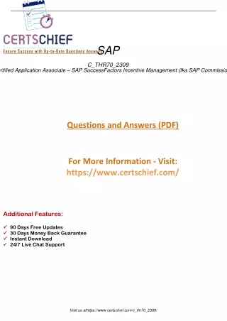 Excel in SAP Certified Application Associate – SAP SuccessFactors Incentive Management Exam Propel Your Career Forward T