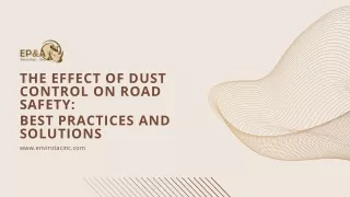 The Effect of Dust Control on Road Safety