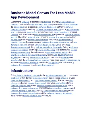 Business Model Canvas For Lean Mobile App Development.docx