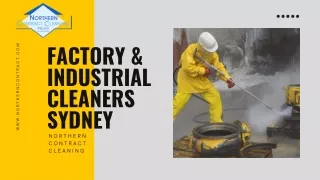 Factory & Industrial Cleaners Sydney - Northern Contract Cleaning - Commercial Cleaning Company