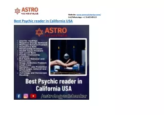 Best Psychic reader in California USA