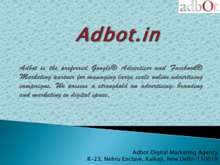 Adbot- Digital Marketing