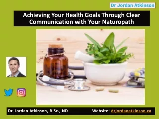 Achieving Your Health Goals Through Clear Communication with Your Naturopath