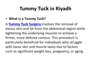 Tummy Tuck in Riyadh-2