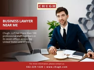 Business Lawyer Near Me | Chugh LLP