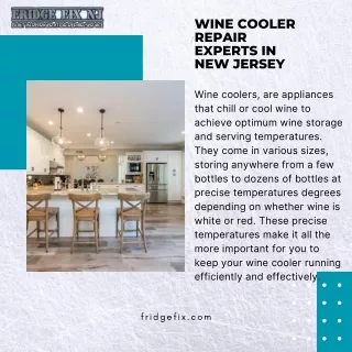 Wine Cooler Repair Experts in New Jersey