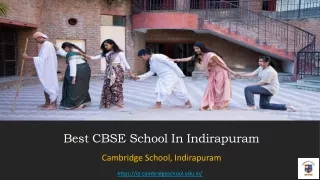 Best CBSE School In Indirapuram