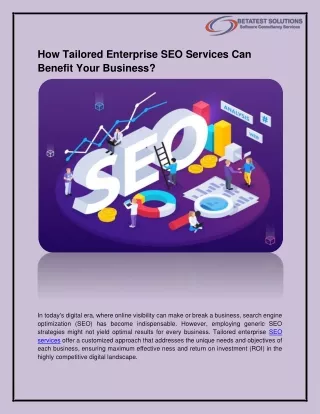 How Tailored Enterprise SEO Services Can Benefit Your Business?