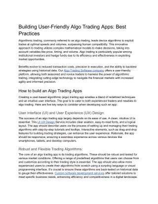 Building User-Friendly Algo Trading Apps_ Best Practices