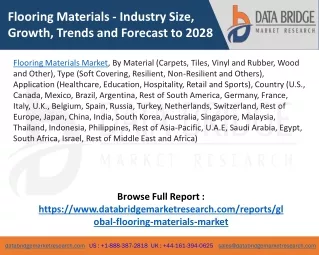 Flooring Materials Market – Industry Trends and Forecast to 2028