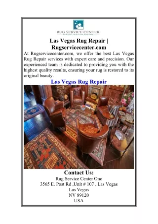 Las Vegas Rug Repair | Rugservicecenter.com