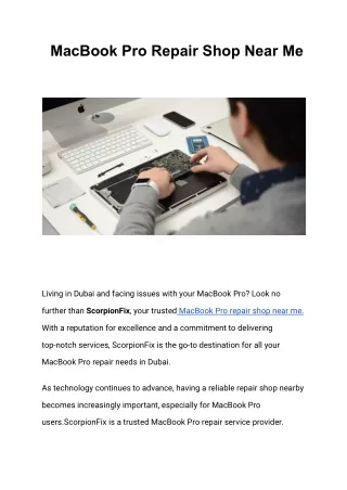 macbook pro repair shop near me