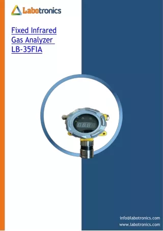 Fixed-Infrared-Gas-Analyzer