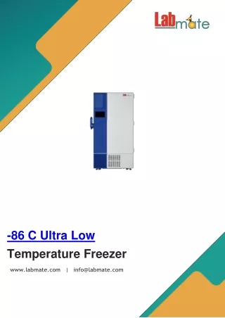 _86°C_Ultra_Low_Temperature_Freezer