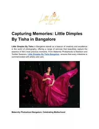 Capturing Memories_ Little Dimples By Tisha in Bangalore