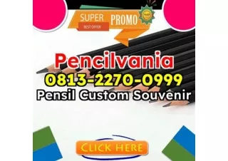 PROMO! WA 0813-2270-0999 Jual Pensil Custom Label Murah Pangkal Pinang Pontianak Sentra Pencil PVA