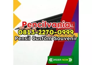 SPESIAL! WA 0813-2270-0999 Jual Pensil Custom Perusahaan Murah Mataram Binjai Makloon Pencil PVA