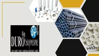 Pvc Pipe Dealer Varanasi | Duropipe