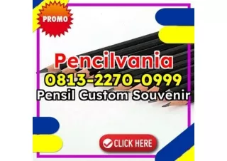 TERLARIS! WA 0813-2270-0999 Jual Pensil Custom Segitiga Murah Kupang Banjar Pengepul Pencil PVA