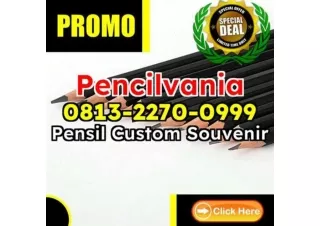 TERMURAH! WA 0813-2270-0999 Jual Pensil Custom Tulis Murah Semarang Ambon Toko Grosir Pencil PVA