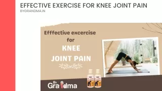 Effective Exercise for Knee Joint Pain