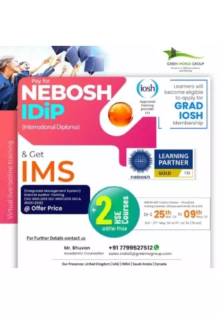 Learn more about how to drive HSE Challenges-  Nebosh  I Dip Vizagapatam