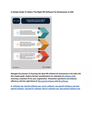 uae hr software uae