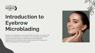 Introduction to Eyebrow Microblading