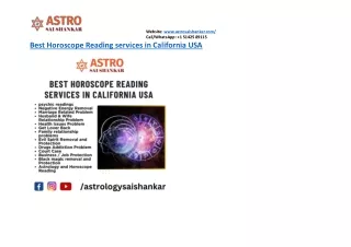 Best Horoscope Reading services in California USA