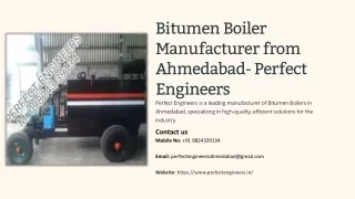 Asphalt Drum Mix Plant Manufacturer, Bitumen boiler Manufacturer from Ahmedabad