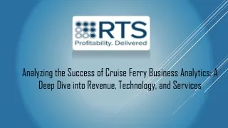 Cruise Ferry Business Analytics